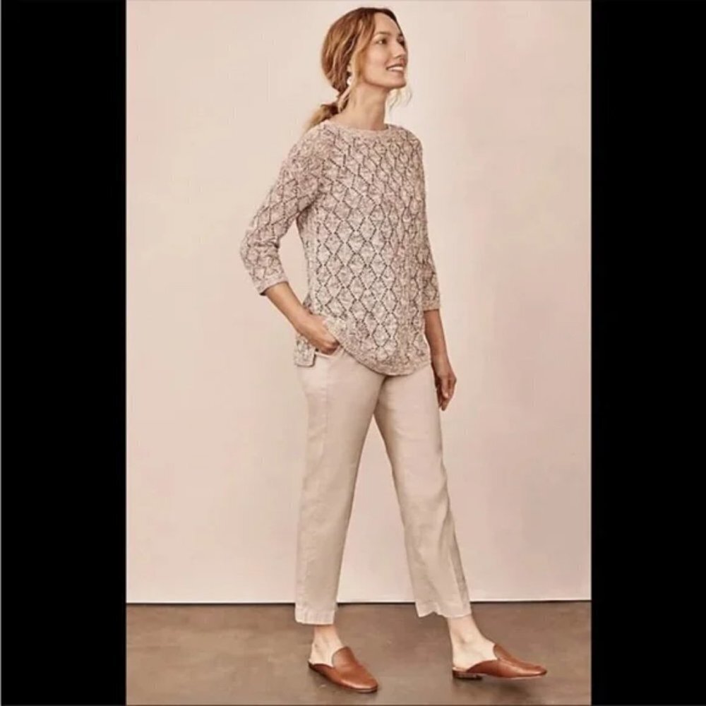 J.Jill Love Linen‎ Flax Straight Leg Pants